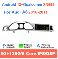 Junsun 4G Android магнітолу для Audi A6 C6 4F A7 C7 2005-2018 8G 128G 2010-2011 SN665