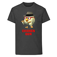 Футболка з принтом Chicken Gun