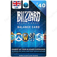 Подарочная карта Blizzard Battle.net 40 GBP