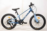 Дитячий спортивний велосипед 20" дюймів Corso «Next» NX-20110 (1) магнієва рама, Shimano Revoshift 7