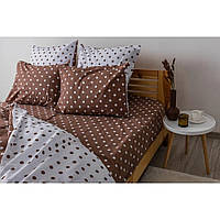 Комплект постельного белья ТЕП "Happy Sleep", Cappuccino Dots, 50х70 см, Семейный