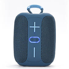 Bluetooth-колонка TG658 з rgb підсвічуванням, speakerphone, радіо, blue, фото 2