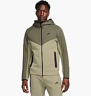Urbanshop com ua Толстовка Nike Sportswear Tech Fleece Windrunner Full-Zip Hoodie Olive FB7921-276 РОЗМІР