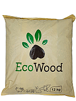 Наполнитель для кошачьего туалета EcoWood древесный 12 кг