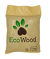 Наполнитель для кошачьего туалета EcoWood древесный 2 кг + 200 г