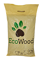 Наполнитель для кошачьего туалета EcoWood древесный 4,3 кг