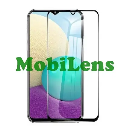 Samsung A022, A022F Galaxy A02, M127F Galaxy M12, A125F Galaxy A12, A025F, A326B Захисне скло чорне, фото 1