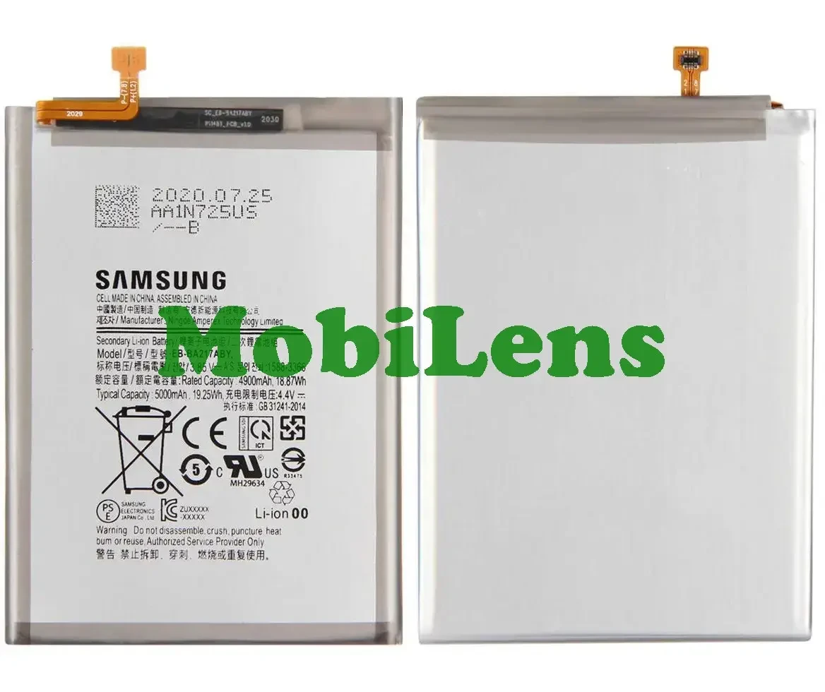 Samsung A022, A022F Galaxy A02, A047F, A125F, A135F, M127F, A217 Galaxy A21S, EB-BA217ABY Аккумулятор Original *PRC