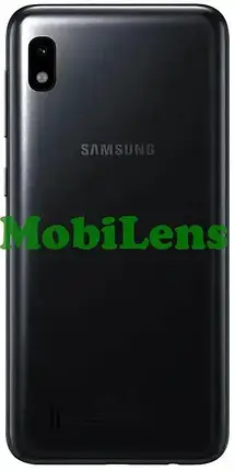 Samsung A105, A105F Galaxy A10, M105 Galaxy M10 Задня кришка чорна + скло камери, фото 1