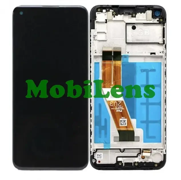 Samsung A115, A115F Galaxy A11, M115F Galaxy M11 Дисплей + тачскрин чорний * у рамці Original *PRC