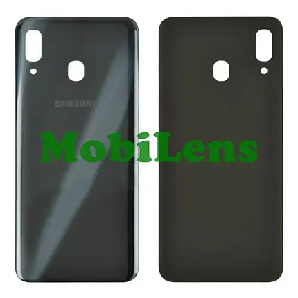 Samsung A205, A205F, Galaxy A20 Задня кришка чорна, фото 1