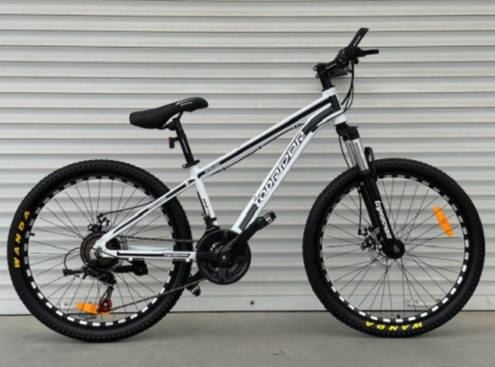Горный Алюминиевый Велосипед TopRider 24 дюймов 680 размер рамы 14 Белый - фото 1 - id-p1851853710