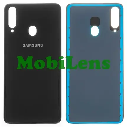 Samsung A207, Galaxy A20S Задня кришка чорна, фото 1