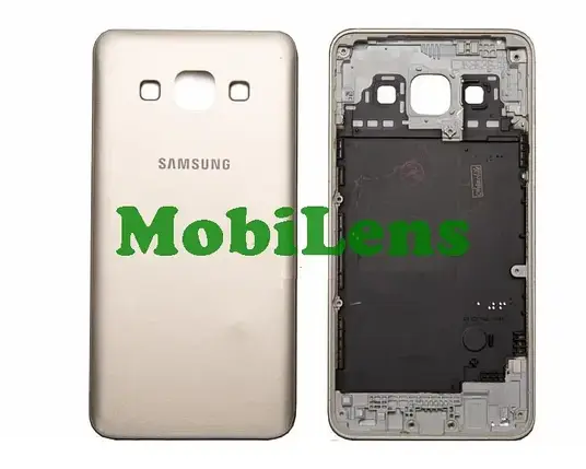 Samsung A300, A300F, Galaxy A3 2015 Задня кришка золотиста, фото 1