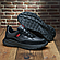 Шкіряні брендові чоловіче взуття чорного кольору М-130 х/б, фото 4