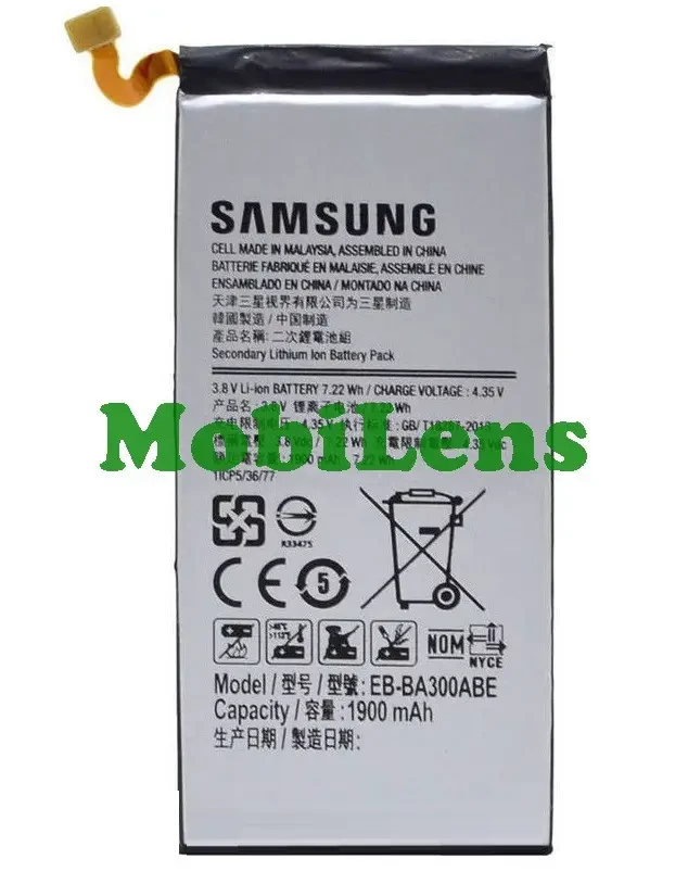 Samsung A300, A300F, Galaxy A3 2015, EB-BA300ABE Аккумулятор Original *PRC
