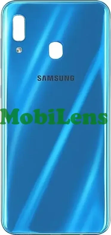 Samsung A305, Galaxy A30 Задня кришка синя-блакитна
