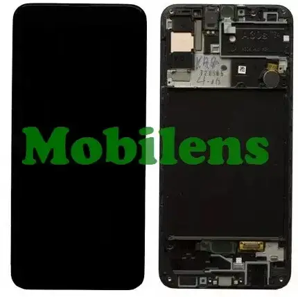Samsung A307, Galaxy A30S Дисплей+тачскрин(модуль) черный *в рамке Original AMOLED *Ref, фото 1