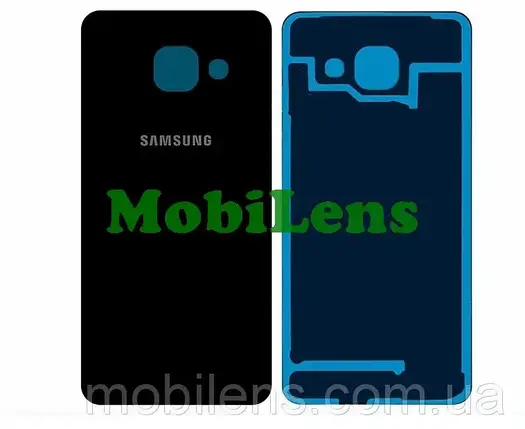 Samsung A310, A310F, Galaxy A3 2016 Задня кришка чорна, фото 1