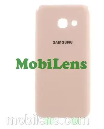 Samsung A320, A320F, Galaxy A3 2017 Задня кришка рожева, фото 1