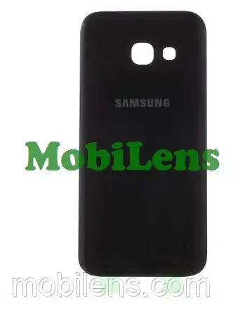 Samsung A320, A320F, Galaxy A3 2017 Задня кришка чорна