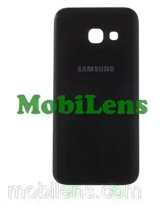 Samsung A320, A320F, Galaxy A3 2017 Задня кришка чорна, фото 1