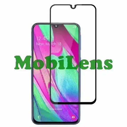 Samsung A405, Galaxy A40 Захисне скло чорне, фото 1