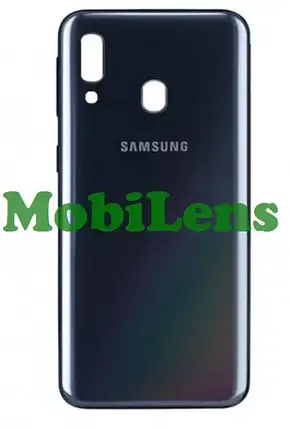 Samsung A405, Galaxy A40 Задня кришка чорна, фото 1