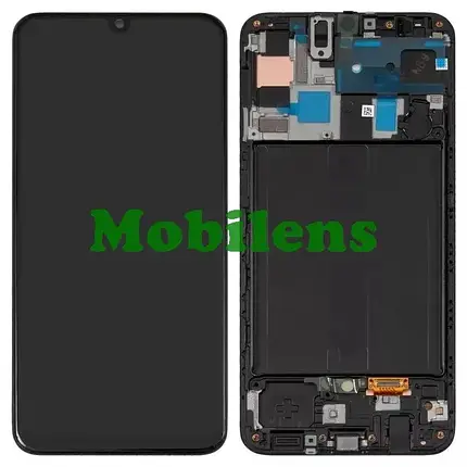 Samsung A505, Galaxy A50, A507 Galaxy A50S Дисплей+тачскрин(модуль) черный *в рамке Original AMOLED *Ref, фото 1