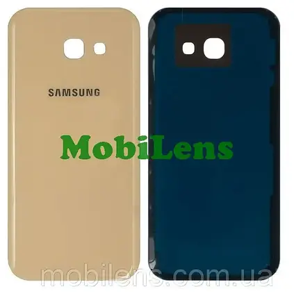 Samsung A520, A520F, Galaxy A5 2017 Задня кришка золотиста, фото 1