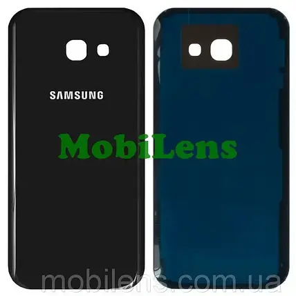 Samsung A520, A520F, Galaxy A5 2017 Задня кришка чорна, фото 1