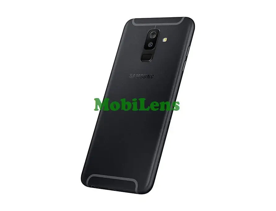 Samsung A605, A605F, Galaxy A6 Plus 2018 Задня кришка чорна + скло камери