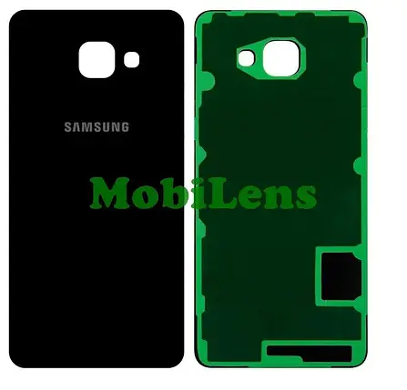 Samsung A710, A710F, Galaxy A7 2016 Задня кришка чорна, фото 1