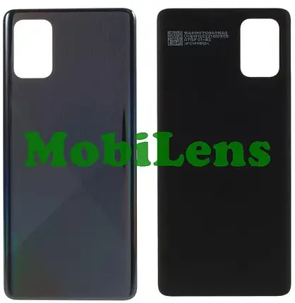 Samsung A715, Galaxy A71 2020 Задня кришка чорна, фото 1