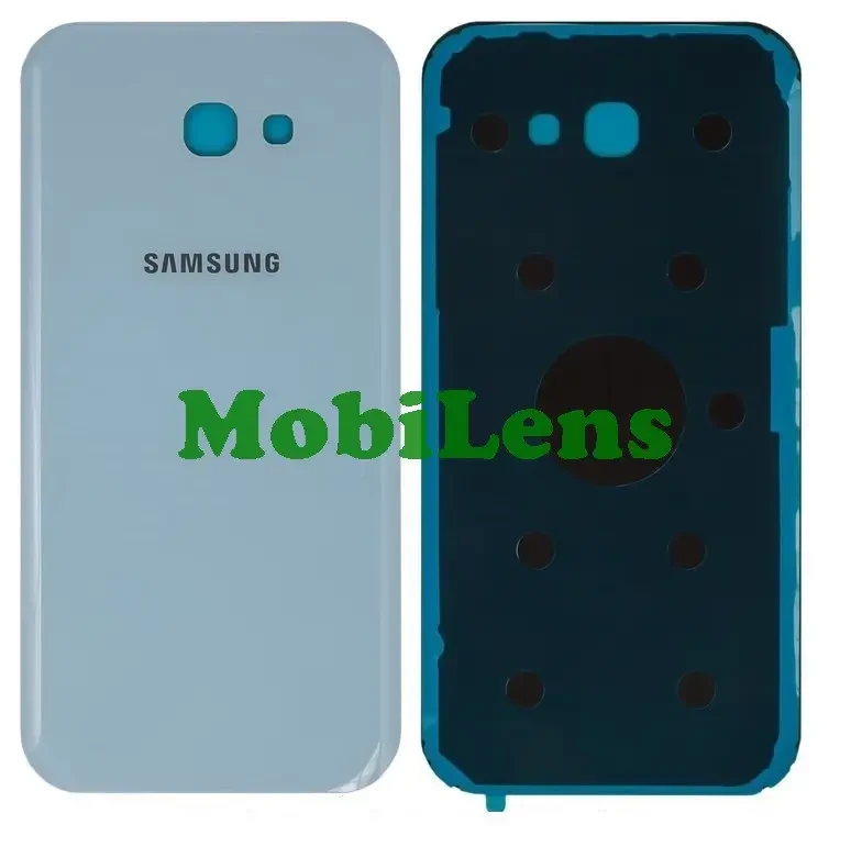 Samsung A720, A720F, Galaxy A7 2017 Задня кришка блакитна
