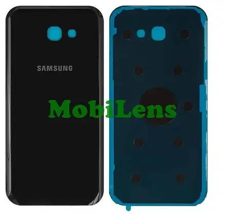 Samsung A720, A720F, Galaxy A7 2017 Задня кришка чорна, фото 1