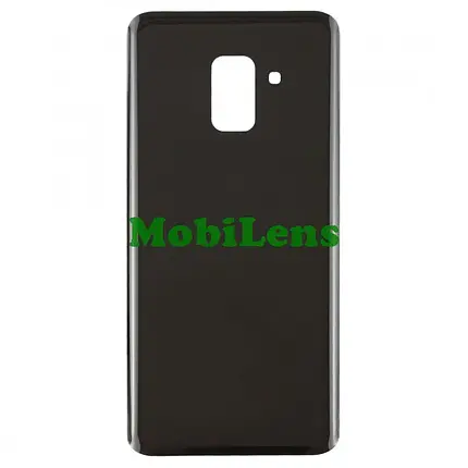 Samsung A730, A730F, Galaxy A8 Plus 2018 Задня кришка чорна, фото 1