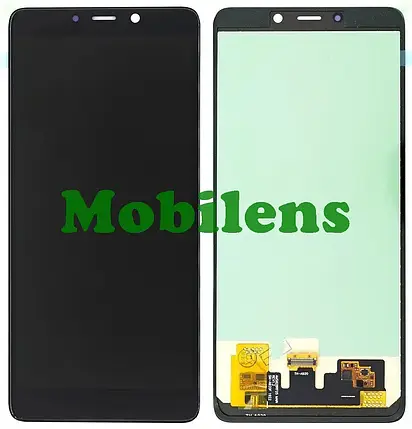 Samsung A920, A920F, Galaxy A9 2018 Дисплей+тачскрин (модуль) чорний Original AMOLED *Ref, фото 1