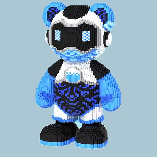 Конструктор Magic Blocks у вигляді ведмедика Bearbrick