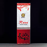 Безосновные благовония Rose Dhoop sticks PAW 10 шт