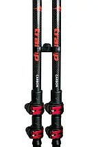 Карбонові трекінгові палиці Tramp Carbon TRR-015, 62-135 см | Ультралегкі, міцні, телескопічні, трисекційні (пара), фото 5