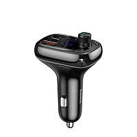 АЗП з FM-модулятором Baseus T Shaped S-13 Car Bluetooth MP3 Player (PPS Fast Charger Edition) Black