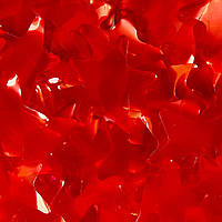 Конфеті зірочки, червоні, 100 грамів (Україна)