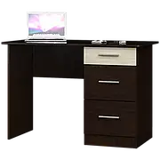 Стіл комп'ютерний Школяр 4 Венге темний + Дуб молочний