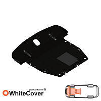 Hyundai Santa Fe 2006-2012 Kolchuga WhiteCover (Защита двигателя, КПП и радиатора)