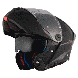 Мотошолом MT ATOM 2 SV Solid A1 Matt Black, фото 2