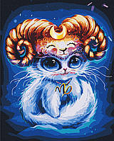 Картина по номерам Кошка Козерог Марианна Пащук 40 х 50 Brushme BS53913