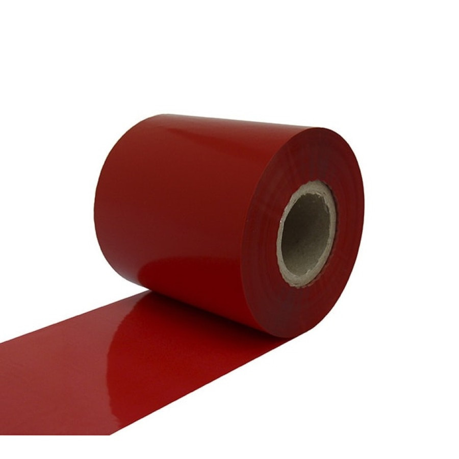 Риббон WAX  RF35  85mm x 300m  червоний супер премиум