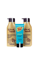 Серия для блеска волос Luxliss Brightening Hair Care Shampoo 500мл+кондиционер 500 мл+ крем 145 мл