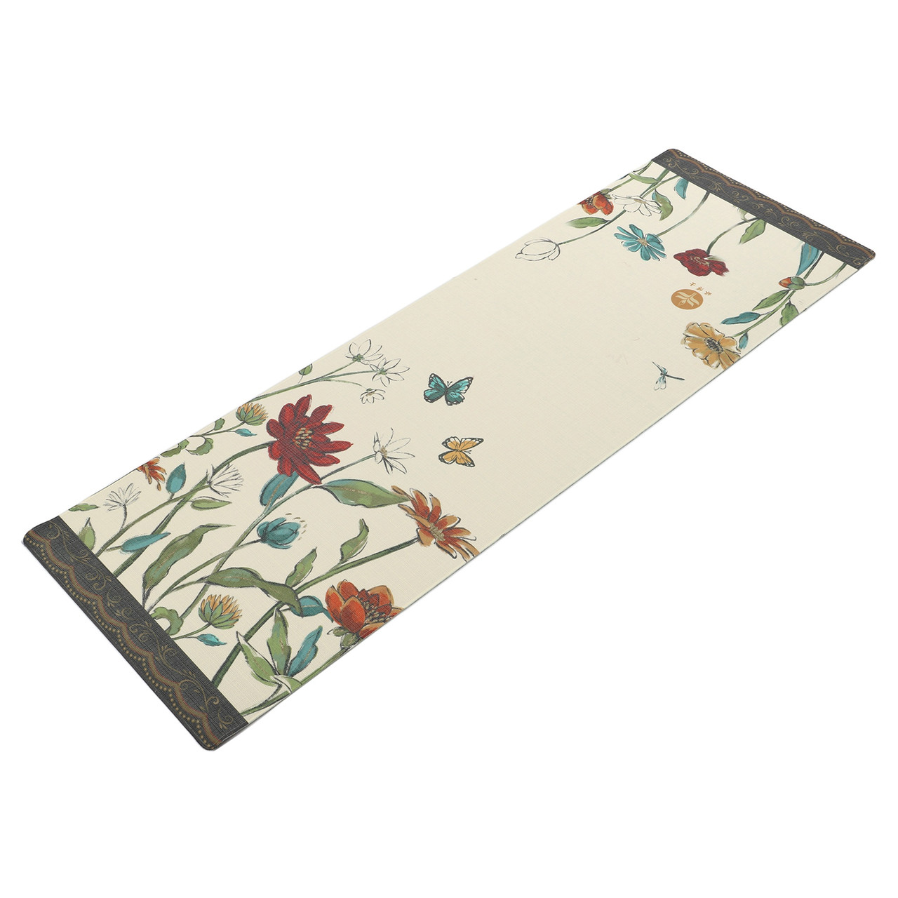 Килимок для йоги лляний двошаровий 183x61x0.3 см Record FI-7157-2, фото 1